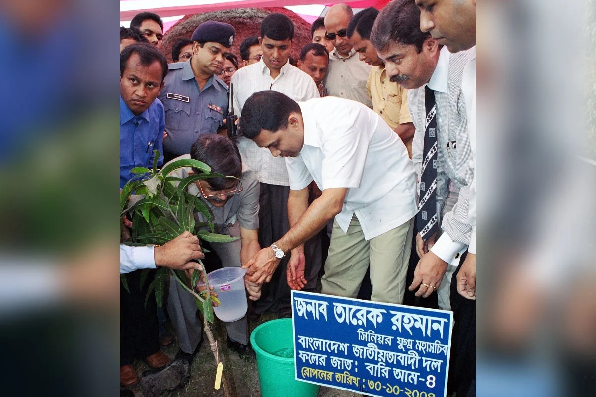 ২৫ কোটি গাছ রোপণের ঘোষণা তারেক রহমানের