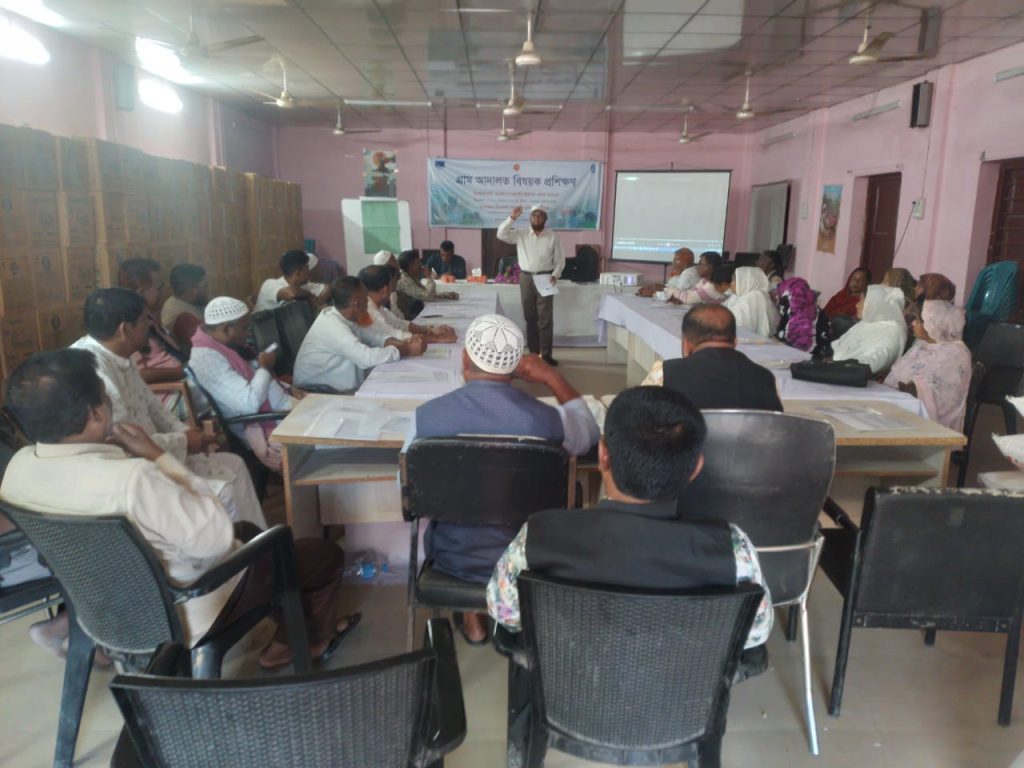 তাড়াইলে গ্রাম আদালত বিষয়ক দুই দিনব্যাপী ইউপি সদস্যদের প্রশিক্ষণ সমাপ্ত