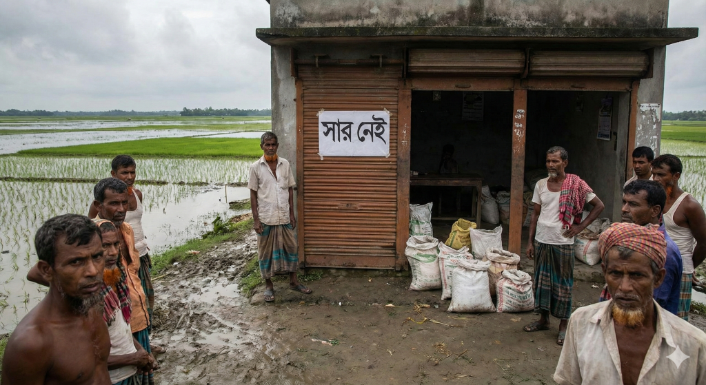 হাওরাঞ্চলে সারের সংকট: ইরি–বোরো আবাদে ধসের শঙ্কা