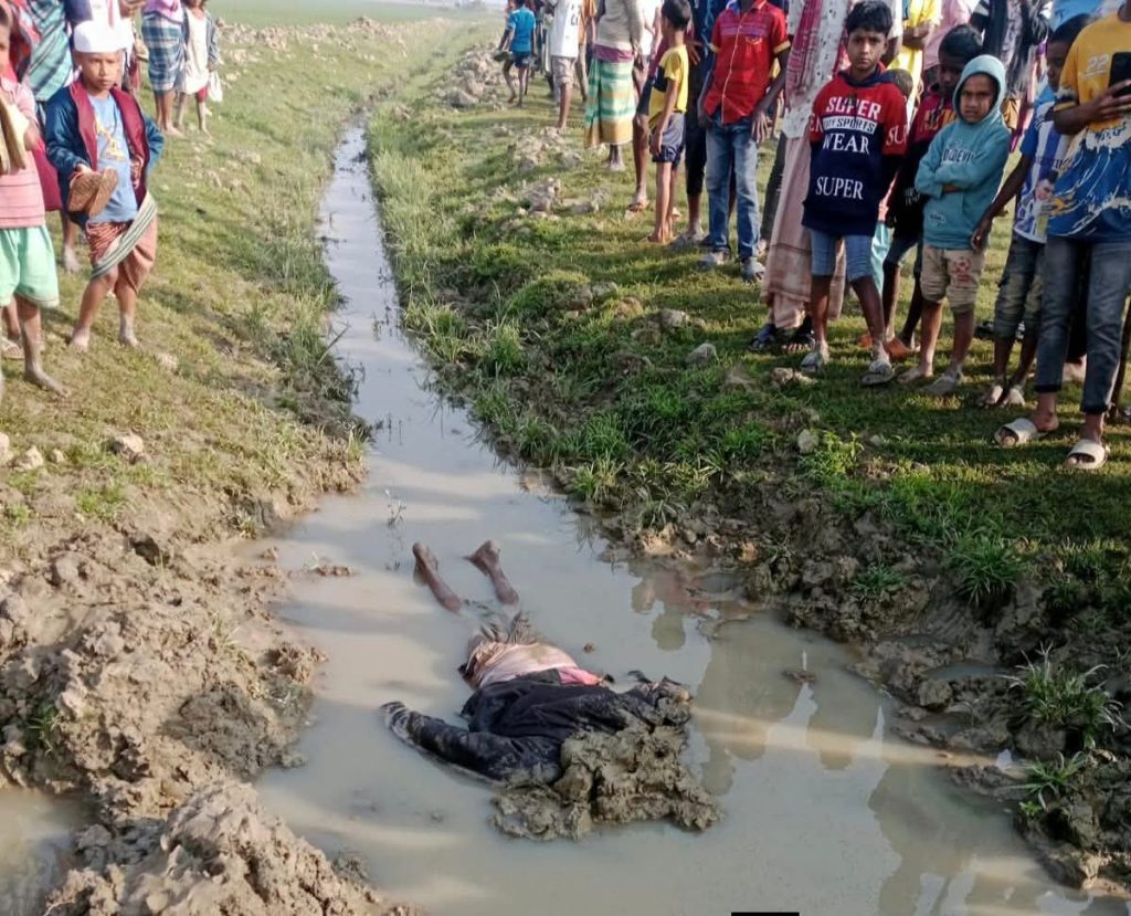 সেচের নালায় মিলল কৃষকের মরদেহ: মিঠামইনে গলা কেটে হত্যা