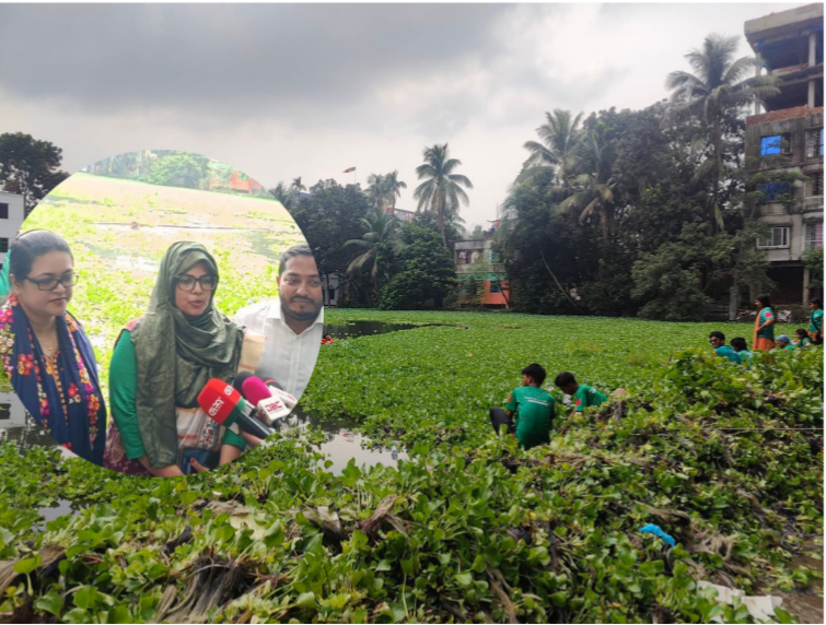 কিশোরগঞ্জে সরকারি পুকুরে পরিচ্ছন্নতা অভিযান, সৌন্দর্যবর্ধনে জেলা প্রশাসনের বড় উদ্যোগ