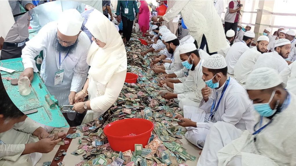 ছয় মাস পর খুলল পাগলা মসজিদের ১৩ দানসিন্দুক, মিলল ৪৩ বস্তা টাকা