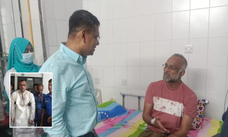 ভিপি সোহেলকে হাসপাতালে দেখতে গেলেন প্রধানমন্ত্রীর সহকারী ব্যক্তিগত চিকিৎসক
