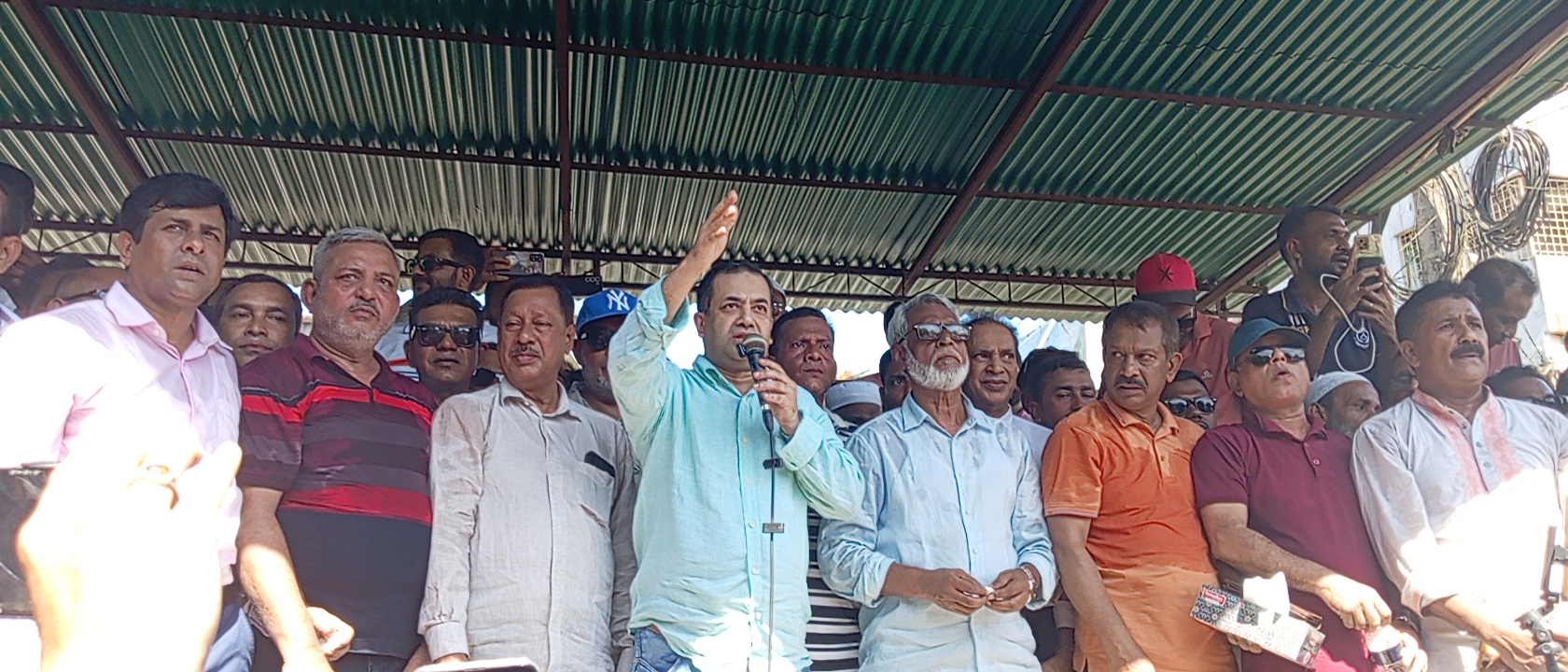 কিশোরগঞ্জে বিএনপির বিক্ষোভ-সমাবেশ, ষড়যন্ত্র মোকাবিলার ঘোষণা