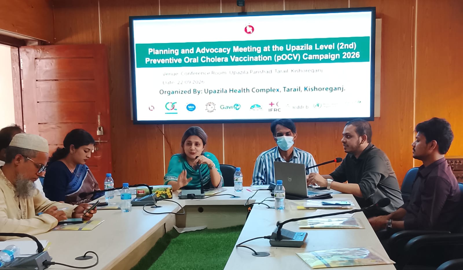 কলেরা টিকার দ্বিতীয় ডোজ নিয়ে তাড়াইলে অ্যাডভোকেসি সভা