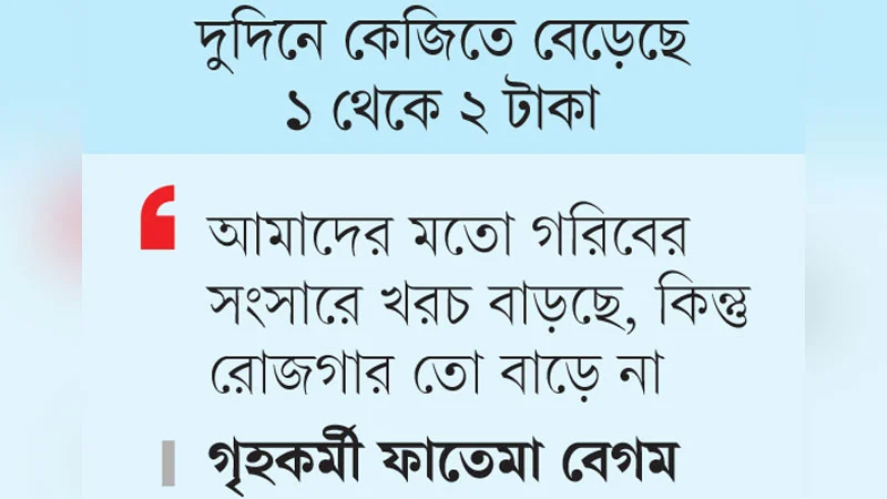 জ্বালানির দাম বাড়তেই কেজিতে ১–২ টাকা বাড়ল চালের দর
